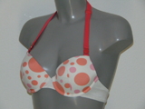 Marlies Dekkers Badmode Boracay wit/roze push up bikinitop