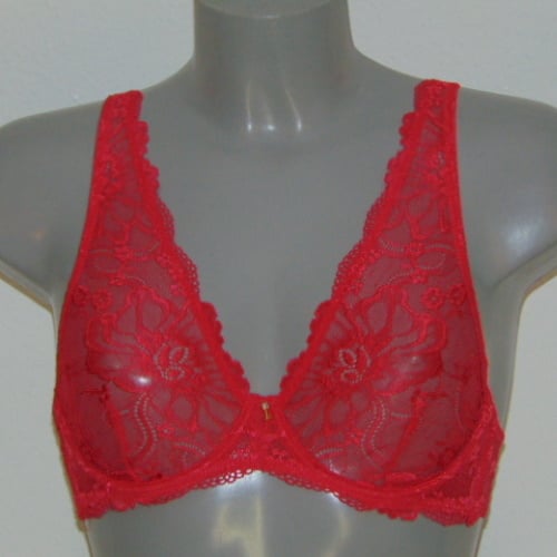 Super Sexy by Sapph Lois rood soft-cup bh
