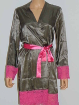 Sapph Sahara grijs/roze kimono
