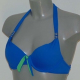 Royal Lounge Lingerie Playa blauw/groen voorgevormde bikinitop