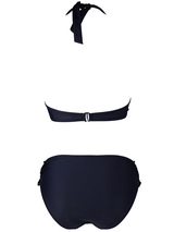 Mila Tigaki D/E cup marine blauw bikini set
