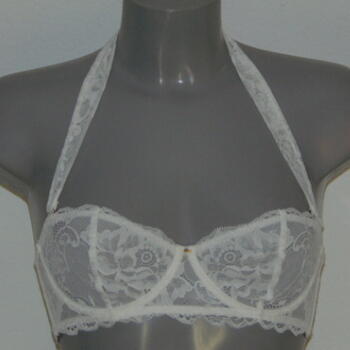SAPPH SUPER SEXY FLORENCE Snow White Balconette (halter) soft cup 