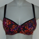 Sapph Beach Fortaleza paars/print voorgevormde bikinitop