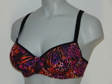 Sapph Beach Fortaleza paars/print voorgevormde bikinitop