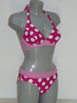 Nickey Nobel Dots & Stripes roze bikini set