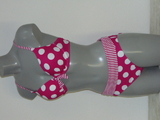 Nickey Nobel Dots & Stripe roze bikini set