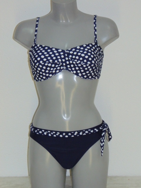 Nickey Nobel Clauds marine blauw/wit bikini set