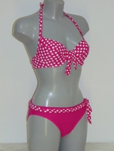 Nickey Nobel Clauds roze/wit bikini set