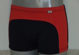 N@TMan Basic marine blauw/rood boxershort