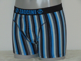 Zaccini Dark Stripe grijs/blauw boxershort