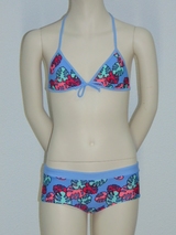 Boobs & Bloomers Britta paars/print bikini set