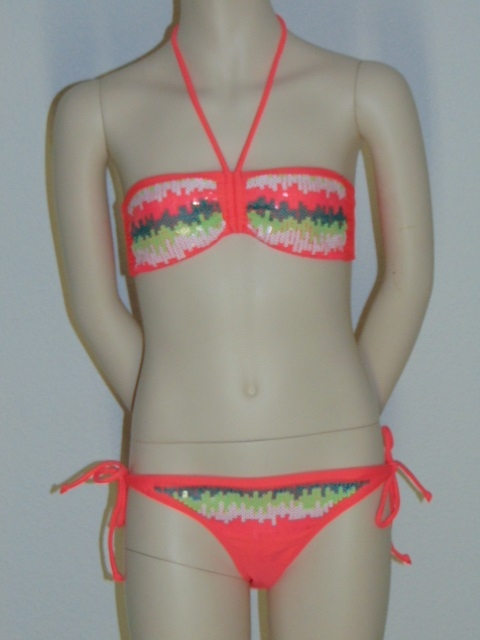 Boobs & Bloomers Meghan oranje bikini set