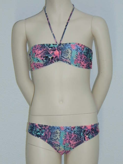 Boobs & Bloomers Veerle groen/print bikini set
