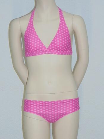 NICKEY NOBEL KIDS LIVY Roze Triangle bikini