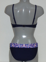 Nickey Nobel Gemma marine blauw/print voorgevormde bikinitop