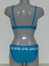 Nickey Nobel Melody blauw/print voorgevormde bikinitop