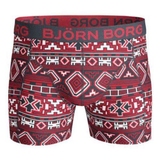 Björn Borg Native rood/print boxershort