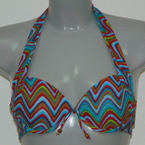 LingaDore Beach Isla blauw/print voorgevormde bikinitop