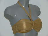 Sapph Beach Maladives goud bandeau / softcup bikinitop