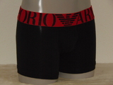 Armani Superiore zwart/rood boxershort