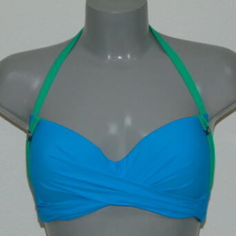 MARLIES DEKKERS HOLI GYPSY Blue/Green Bandeau bikinitop