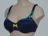 Marlies Dekkers Badmode  marine blauw voorgevormde bikinitop