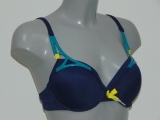 Marlies Dekkers Badmode Lagerthas Journey marine blauw push up bikinitop