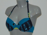 Marlies Dekkers Badmode Lagerthas Eyes blauw/print push up bikinitop
