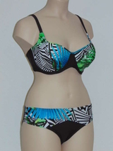 Mila Compostela bruin/print bikini set