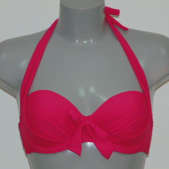 MISSYA SWIM ROSE Summer Pink strapless halter top