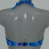 Missya Rose blauw/print voorgevormde bikinitop