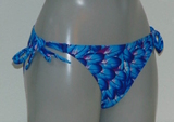 Missya Lavender blauw/print bikini broekje