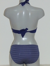 Lentiggini Pattern marine blauw voorgevormde bikinitop