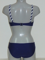 Lentiggini Stripe marine blauw voorgevormde bikinitop
