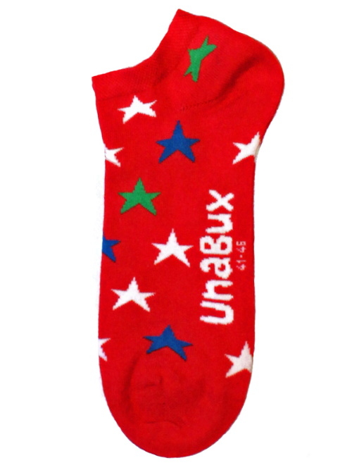 Unabux Cross-Cross rood sokken