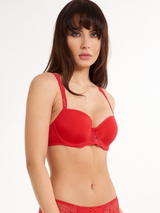 LingaDore Daily Lace rood voorgevormde bh