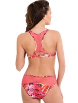LingaDore Beach Paradise roze/print voorgevormde bikinitop