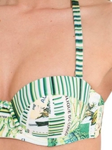 LingaDore Beach Postes groen voorgevormde bikinitop