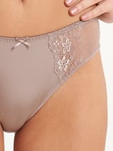 LingaDore Daily Lace taupe slip