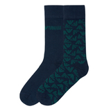 Armani Contour marine blauw sokken