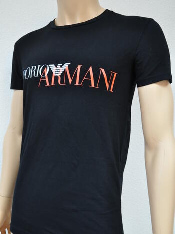 EMPORIO ARMANI LOUNGE Black T-shirt Crew Neck