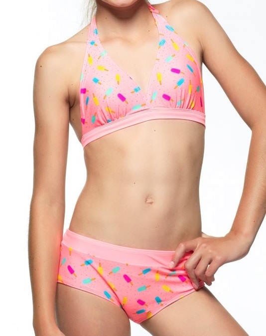 Boobs & Bloomers Romy coral bikini set