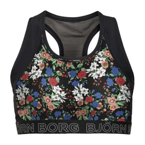 Björn Borg Mystic Flower zwart/print sport bh