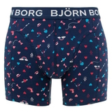 Björn Borg Amour marine blauw/print boxershort