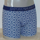 Armani Logo blauw/wit boxershort