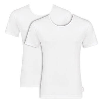 SLOGGI MEN 24/7 O-NECK 2-PACK T-shirt met korte mouwen White