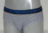 Armani Eagle marine blauw/wit heren slip