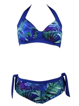 Lentiggini Parrot blauw bikini set