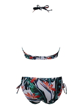 Mila Paradise Bloom wit/print voorgevormde bikinitop