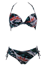 Mila Paradise Bloom wit/print voorgevormde bikinitop